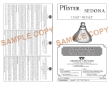 Pfister Sedona 015-LT0K Instruction Sheet
