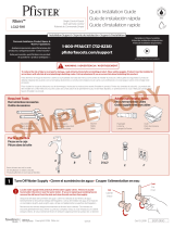 Pfister LG42-RH1BG Instruction Sheet