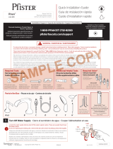 Pfister Rhen LG6-4RHBG Instruction Sheet