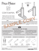 Pfister Contempra F-042-NC00 Instruction Sheet