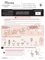 Pfister Hanover F-049-TMYY Instruction Sheet