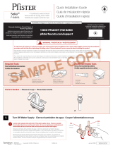 Pfister Selia F-048-SLYY Instruction Sheet