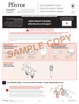 Pfister Courant LF-048-COKK Instruction Sheet