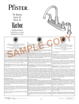Pfister F-036-CL4C Instruction Sheet