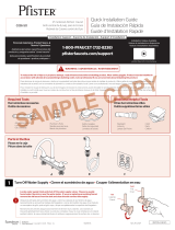 Pfister Pfirst Series G136-500S Instruction Sheet