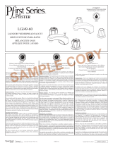 Pfister LG149-6000 Instruction Sheet