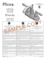 Pfister Portola LG48-RP0C Instruction Sheet