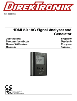 Lindy HDMI 2.0 18G Signal Analyser Manuel utilisateur