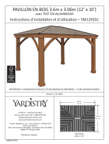 Yardistry 12 x 10 Wood Gazebo Manuel utilisateur