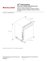 KitchenAid KDTM405PPS Dimensions Guide