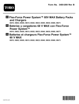 Toro Flex-Force Power System 60V MAX Battery Charger Manuel utilisateur