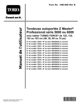 Toro Z Master Professional 5000 Series MR Riding Mower, Manuel utilisateur