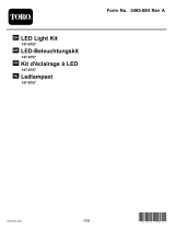 Toro LED Light Kit, TimeCutter HD Riding Mower Guide d'installation