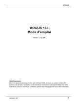 Argus 163 Manuel utilisateur