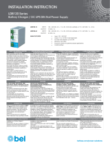 BEL LDB120 - DIN Rail Battery Charger / DC UPS Guide d'installation