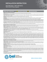 BEL ACC750 Guide d'installation