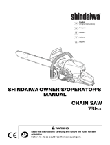 Shindaiwa 731SX Manuel utilisateur
